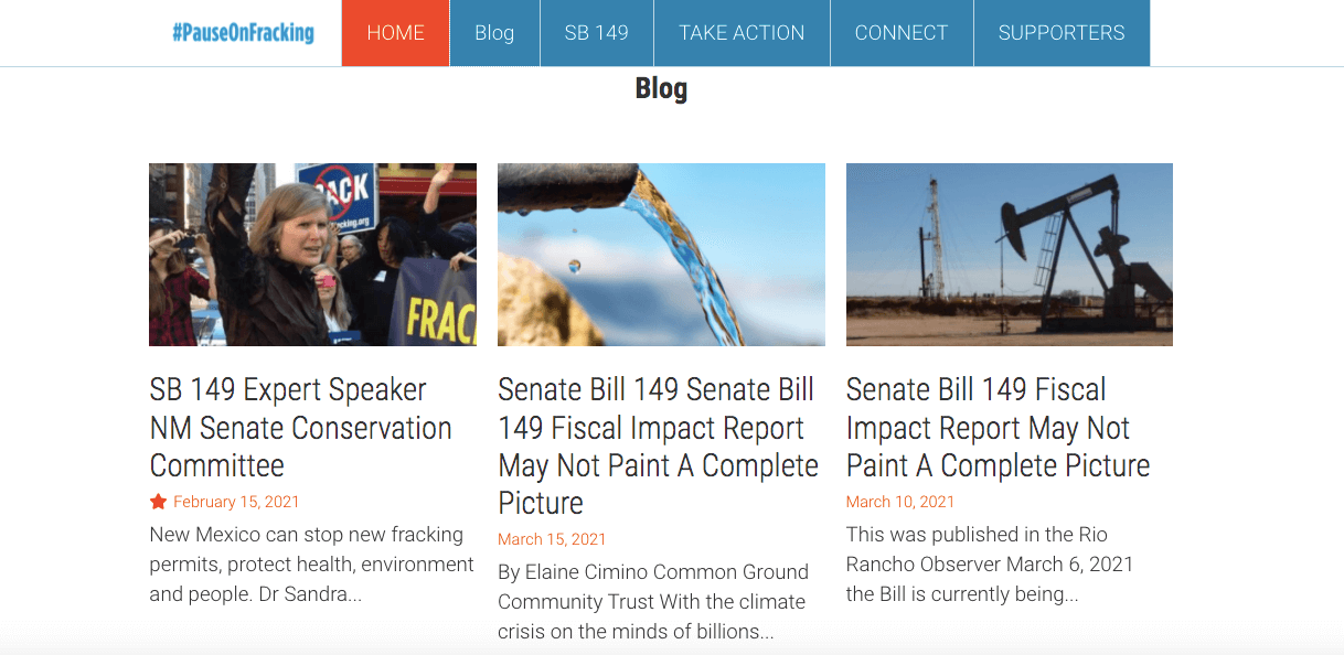 blog section on a Strikingly user's website blog section on a Strikingly user's website